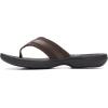 imageClarks Womens Breeze Sea FlipFlopDark BrownBlack