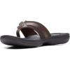 imageClarks Womens Breeze Sea FlipFlopDark BrownBlack