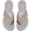 imageClarks Womens Breeze Sea FlipFlopLight Taupe Synthetic