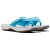 imageClarks Womens Breeze Sea FlipFlopLight Turquoise Synthetic