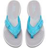 imageClarks Womens Breeze Sea FlipFlopLight Turquoise Synthetic