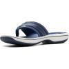imageClarks Womens Breeze Sea FlipFlopNavy Synthetic