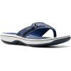 imageClarks Womens Breeze Sea FlipFlopNavy Synthetic