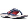 imageClarks Womens Breeze Sea FlipFlopNavyRed Synthetic