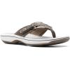 imageClarks Womens Breeze Sea FlipFlopPewter Synthetic