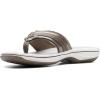 imageClarks Womens Breeze Sea FlipFlopPewter Synthetic