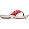 imageClarks Womens Breeze Sea FlipFlopRed Synthetic