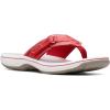 imageClarks Womens Breeze Sea FlipFlopRed Synthetic