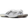 imageClarks Womens Breeze Sea FlipFlopSilver Synthetic