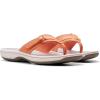 imageClarks Womens Breeze Sea FlipFlopTangerinePop Synthetic