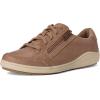 imageClarks Womens Bryianne Bayla SneakerDark Sand Leather