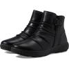 imageClarks Womens Caroline Orchid Ankle BootBlack Leat