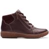 imageClarks Womens Caroline Park Ankle BootWine Combi
