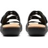 imageClarks Womens Laurieann Ruby Flat SandalBlack Leather