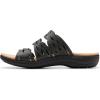 imageClarks Womens Laurieann Ruby Flat SandalBlack Leather