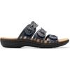 imageClarks Womens Laurieann Ruby Flat SandalNavy Leather