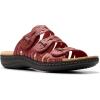 imageClarks Womens Laurieann Ruby Flat SandalRed Leather