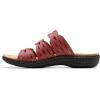 imageClarks Womens Laurieann Ruby Flat SandalRed Leather