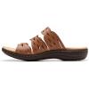 imageClarks Womens Laurieann Ruby Flat SandalTan Leather