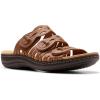 imageClarks Womens Laurieann Ruby Flat SandalTan Leather