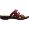 imageClarks Womens Leisa Cacti Slide SandalRed Leather