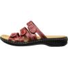 imageClarks Womens Leisa Cacti Slide SandalRed Leather