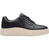 imageClarks Womens Mykah Joy SneakerBlack Leather