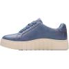 imageClarks Womens Mykah Joy SneakerDenim Blue Leather