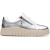 imageClarks Womens Mykah Joy SneakerSilver Leather