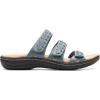 imageClarks womens Laurieann CoveFlat SandalBlue Grey Leather