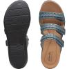 imageClarks womens Laurieann CoveFlat SandalBlue Grey Leather