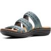 imageClarks womens Laurieann CoveFlat SandalBlue Grey Leather