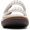 imageClarks womens Laurieann CoveFlat SandalWhite Leather