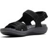 imageClarks womens Mira BayFlat SandalBlack Textile