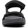 imageClarks womens Mira BayFlat SandalBlack Textile