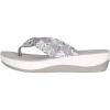 imageClarks Womens Arla Glison Flip FlopGrey Floral