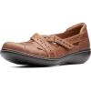 imageClarks Womens Ashland Spin QSlipOn LoaferDark Tan Leather