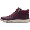 imageClarks Womens Breeze Glide Cloudsteppers Ankle BootBurgundy Synthetic