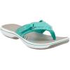 imageClarks Womens Breeze Sea FlipFlopTurquoise Synthetic