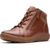 imageClarks Womens Caroline Park Ankle BootTan Combi