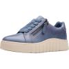 imageClarks Womens Mykah Joy SneakerDenim Blue Leather