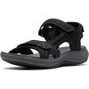 imageClarks womens Mira BayFlat SandalBlack Textile