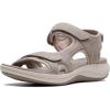 imageClarks womens Mira BayFlat SandalStone Textile