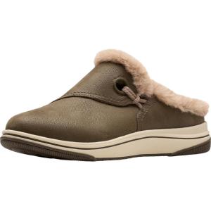 imageClarks Breeze Myth Womens Slip OnDark Olive Textile