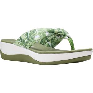 imageClarks Womens Arla Glison Flip FlopWhite Textile
