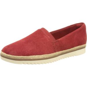 imageClarks Womens Ashland Bubble SlipOn LoaferRed Suede