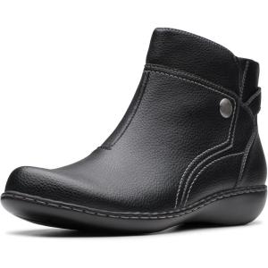 imageClarks Womens Ashland Mabel Ankle BootBlack Tumbled