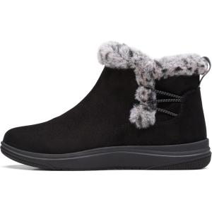 imageClarks Womens Breeze Fur Ankle BootBlack