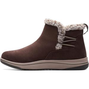 imageClarks Womens Breeze Fur Ankle BootDark Brown