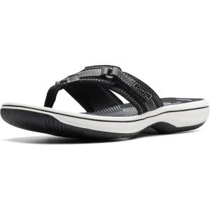 imageClarks Womens Breeze Sea FlipFlopBlack Synthetic